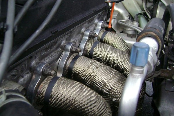 15M Basalt Fiber Titanium Exhaust/Header Heat Wrap Exhaust Pipe Anti-Hot Cloth 