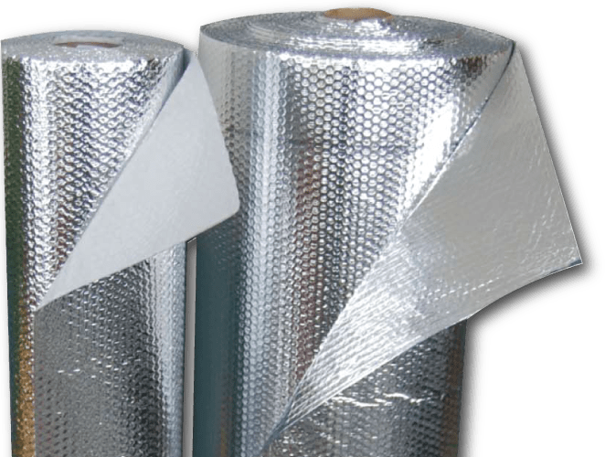 400 Sq Ft White Foil Double Bubble Reflective Insulation Roll – 4ft X 100ft – Vapor Barrier R8 By IES