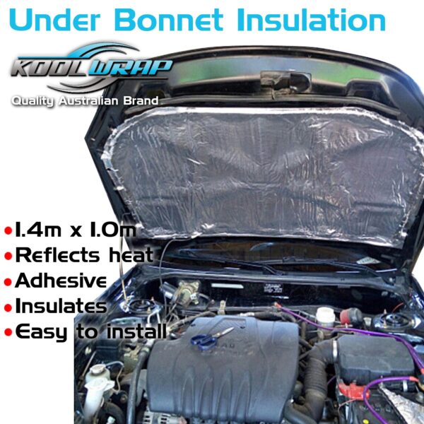 Kool Wrap Under Bonnet Adhesive Heat Shield Insulation