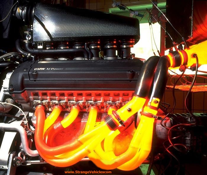 Formula 1 engine red hot
