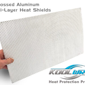 Kool Wrap embossed aluminium heat shield