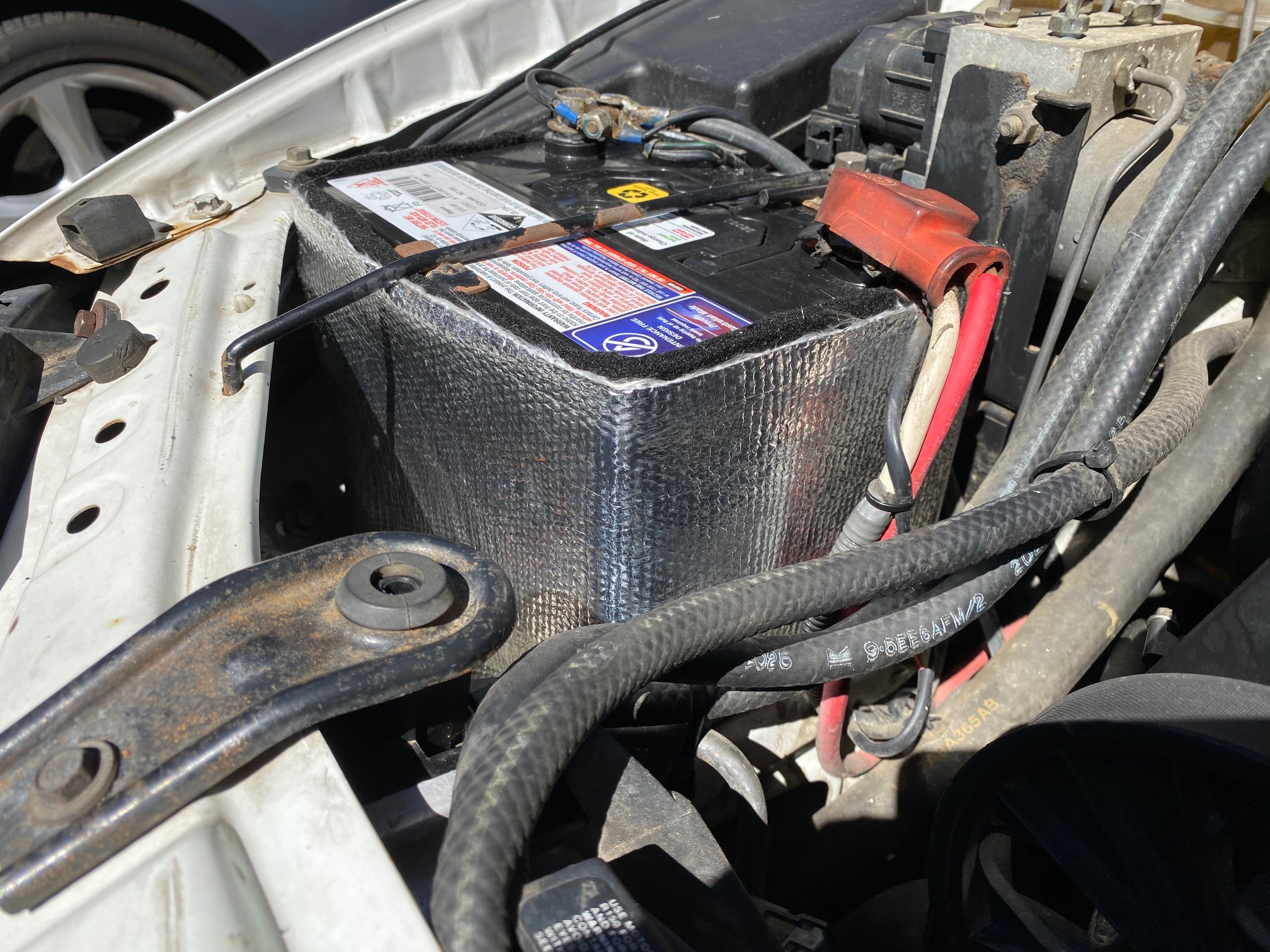Twisted Vejfremstillingsproces kapacitet Car Battery Insulation Heat Shield Kit, Suits Lead Acid, AGM and Lithium  Type Batteries - Kool Wrap Heat Protection
