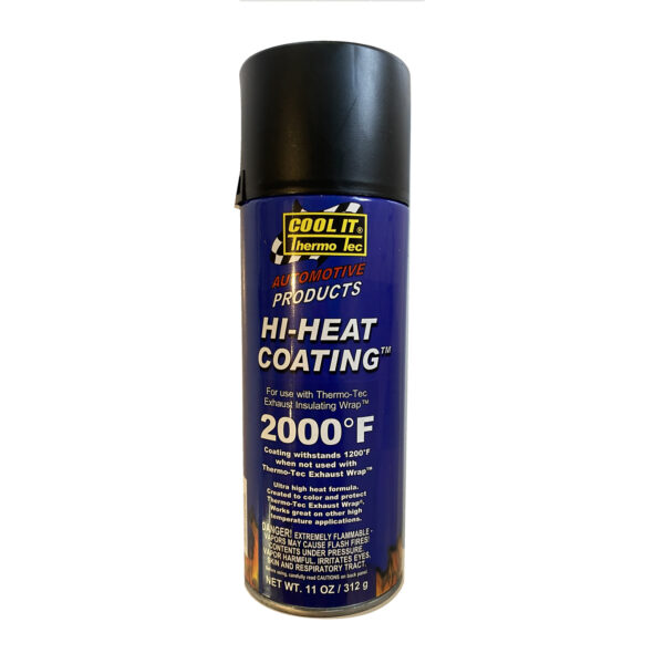 Thermotec Hi-Heat Coating for exhaust wrap
