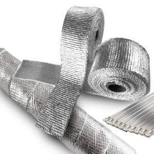 New Kool Wrap Aluminium Foil coated exhaust wrap