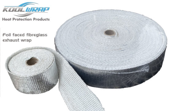 Kool Wrap Foil faced fibreglass exhaust wrap