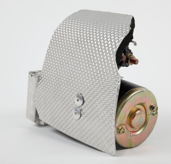 Embossed Aluminium Starter Motor Heat Shield Kit