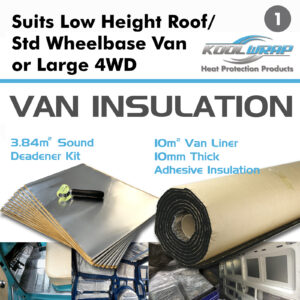 Kool Wrap Sound Deadener v2 Van Low Roof Std Wheel Base sml